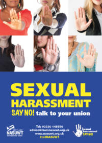 Sexual harassment say no poster 4