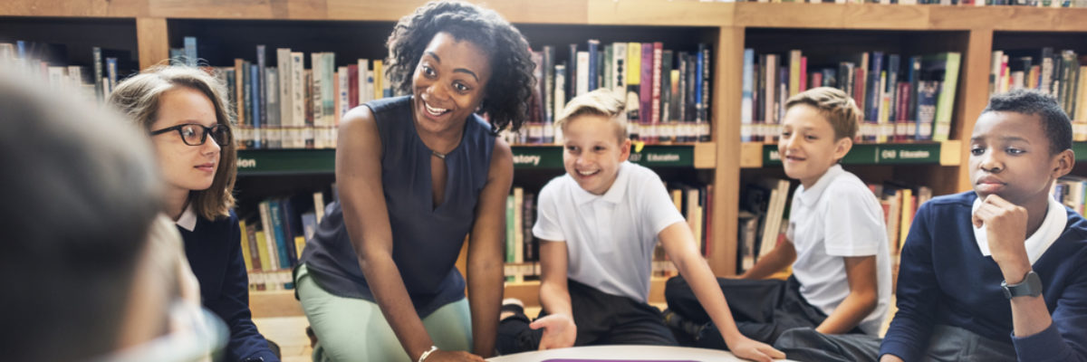 BME teacher with young pupils